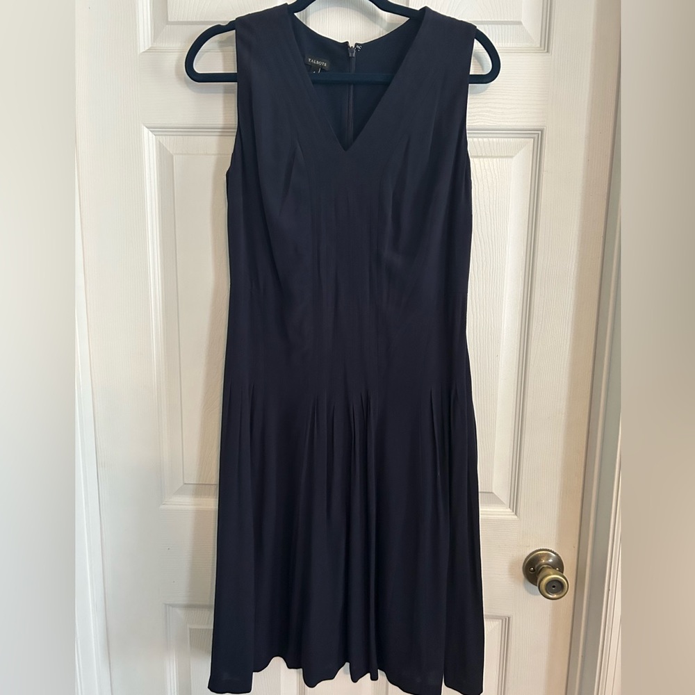 Navy knee length dress NWT